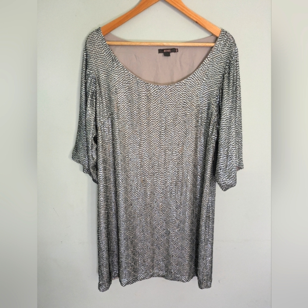 Reiss | Beaded Box Dress